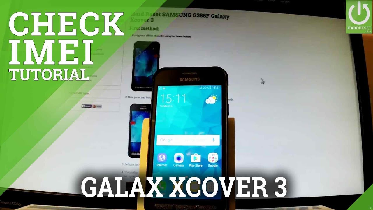 SAMSUNG Galaxy Xcover 3 ИНФОРМАЦИЯ IMEI / Проверка IMEI / Чтение SN
