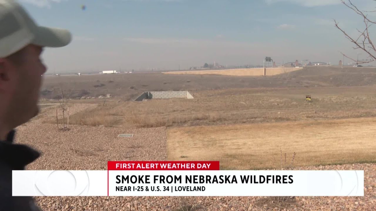 Smoke from fires in Nebraska filters into Northern Colorado impacting air quality