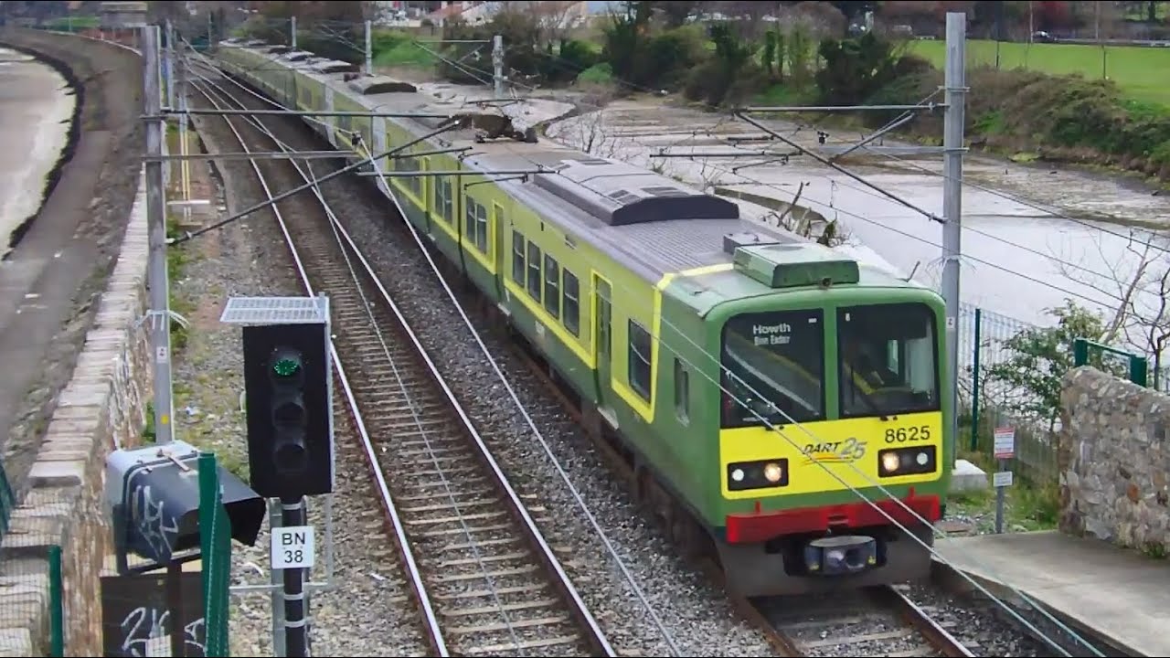 Irish Rail 8520 Class Dart Train 8625 - Booterstown Station, Dublin