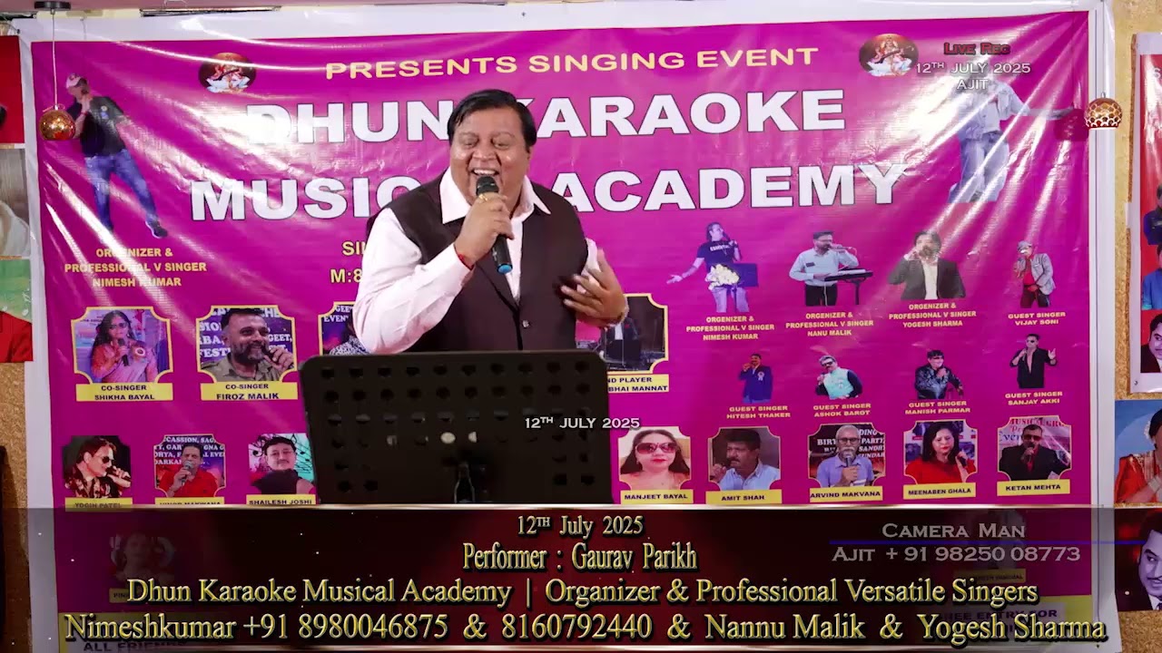 O meri mehbooba tujhe jana hai to Ja, singer - Gaurav parikh