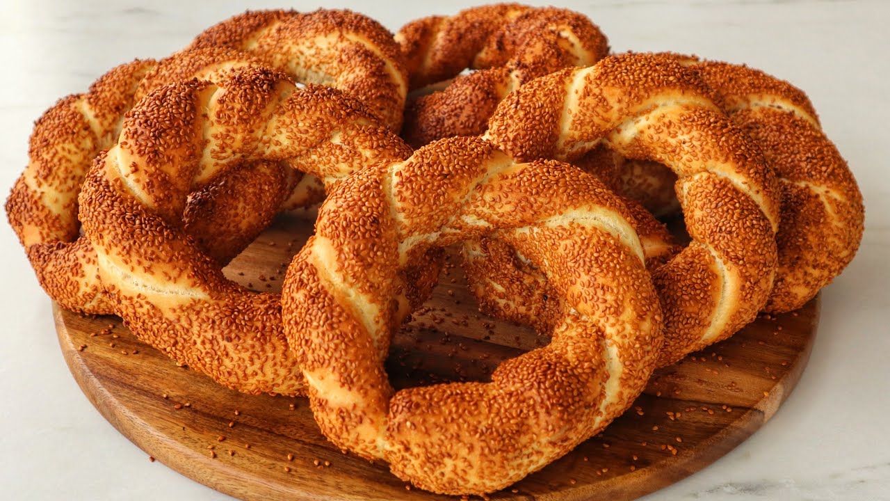Orjinal Sokak Simit Budur‼️ Dışı Çıtır Çıtır İçi Yumuşacık Tereyağlı Simit Tarifi☑️ Favoriniz Olacak