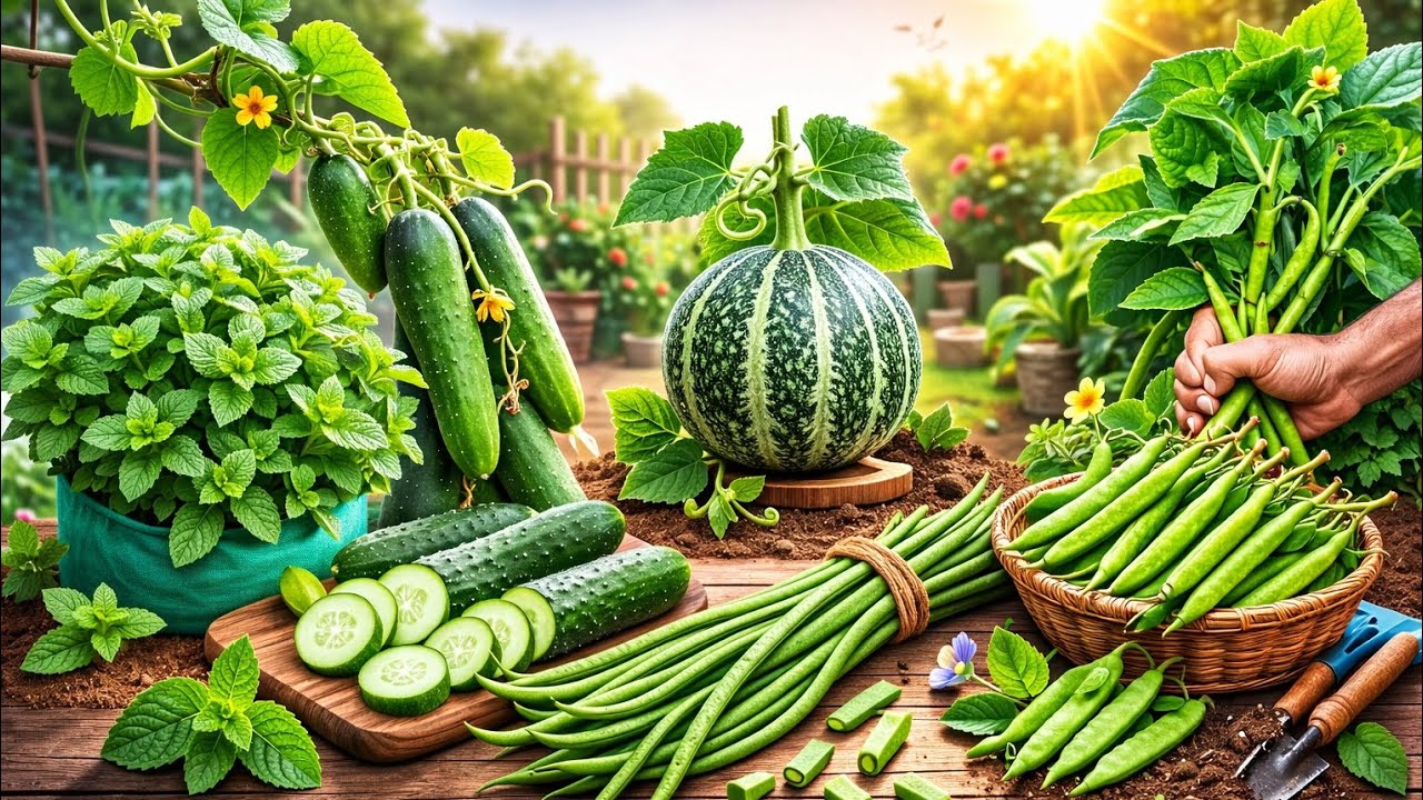 इन 10 सब्जियों को अपने गार्डन में जरूर लगाए Plant these 10 vegetables in your garden.