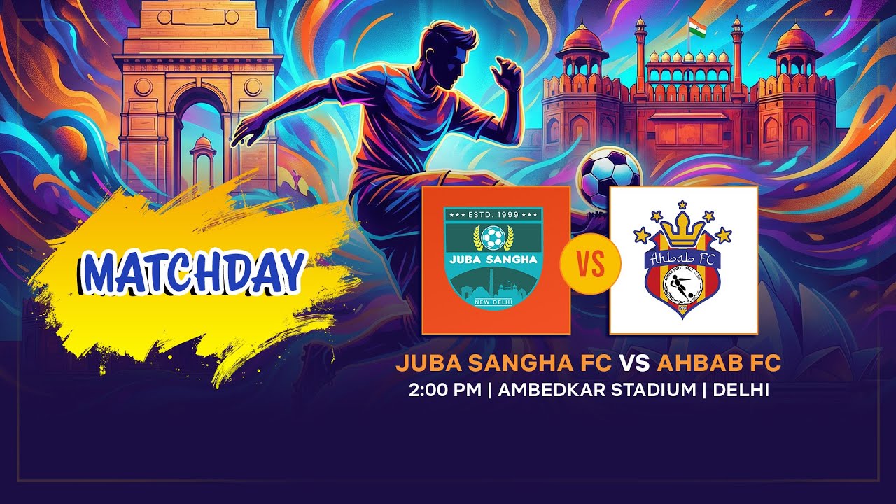 ⚽ Juba Sangha FC 🆚 AHBAB FC | LIVE Football | DSA Senior Division | 2:00 PM