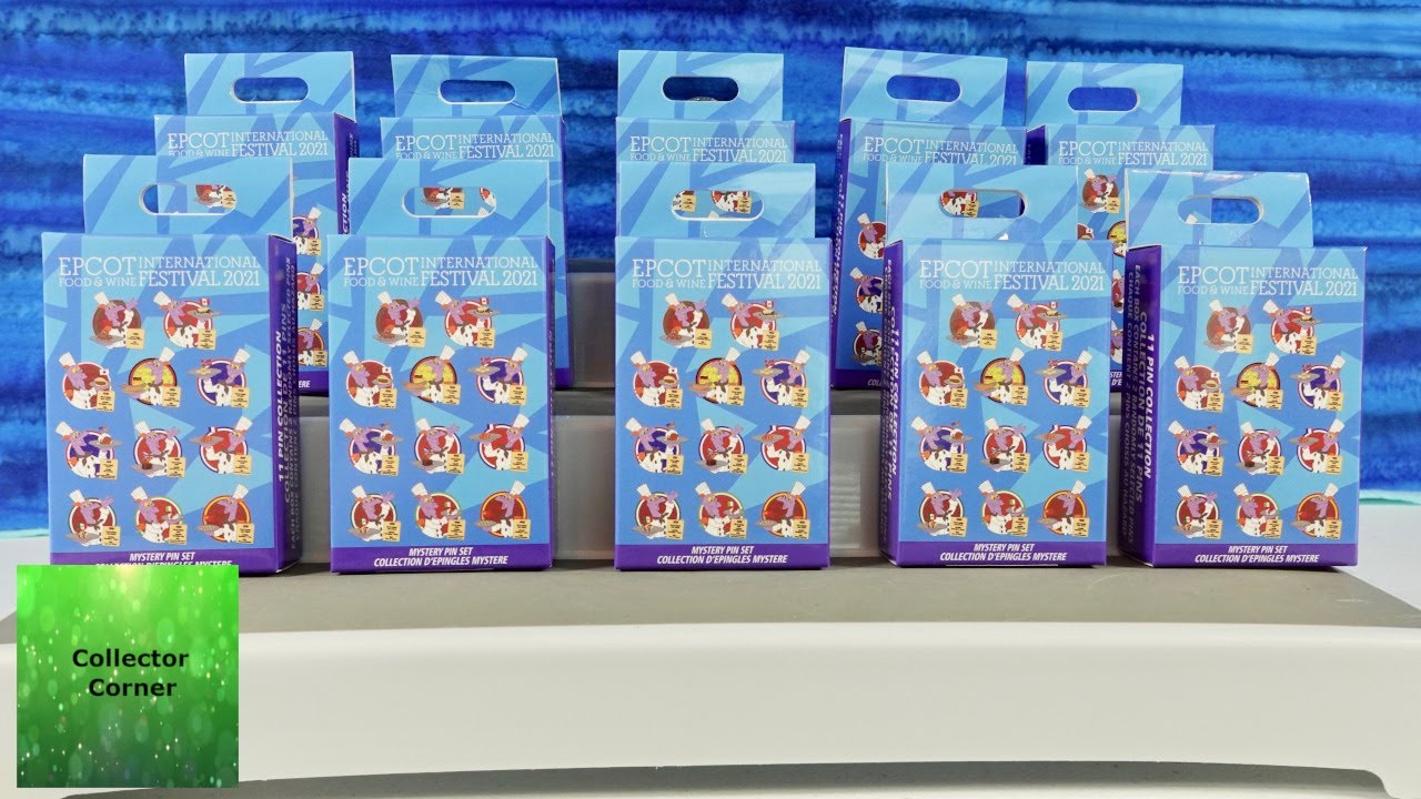 Epcot Disney Food & Wine Festival 2021 Mystery Pin Unboxing | CollectorCorner