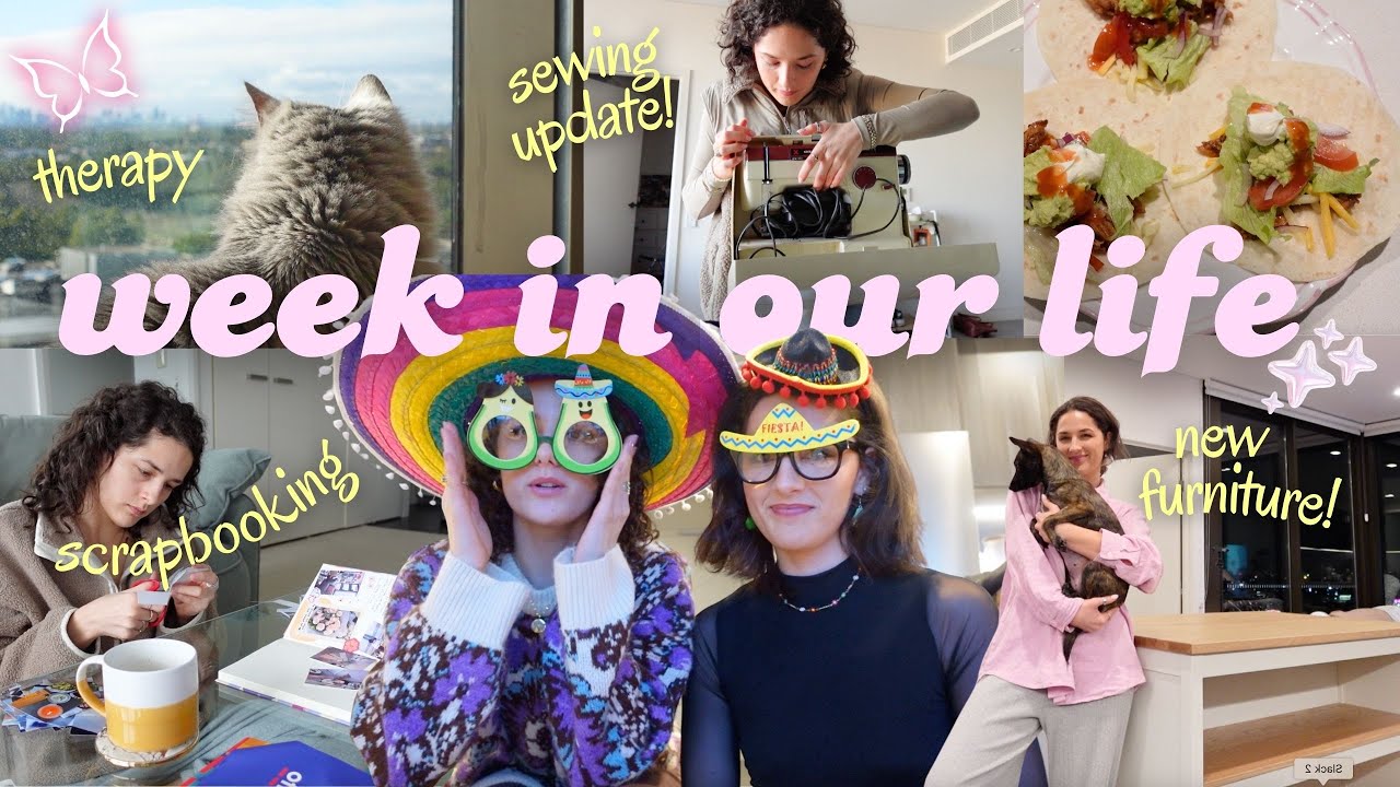 sisters living in separate apartments WEEKLY VLOG 🐶🌸🦋