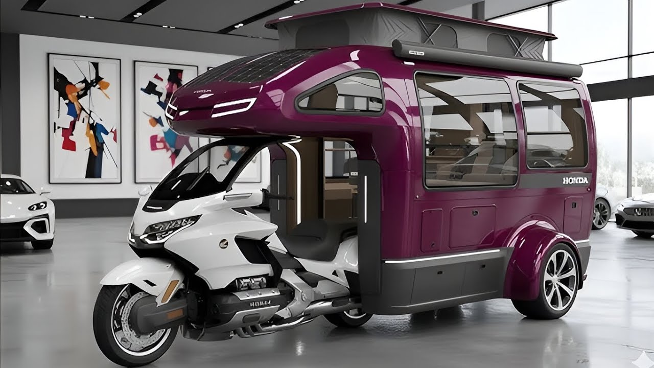 2026 Honda Gold Wing Electric Tricycle Camper – ไทรค์ไฟฟ้าทัวริ่งพร้อมแคมเปอร์สุดล้ำ