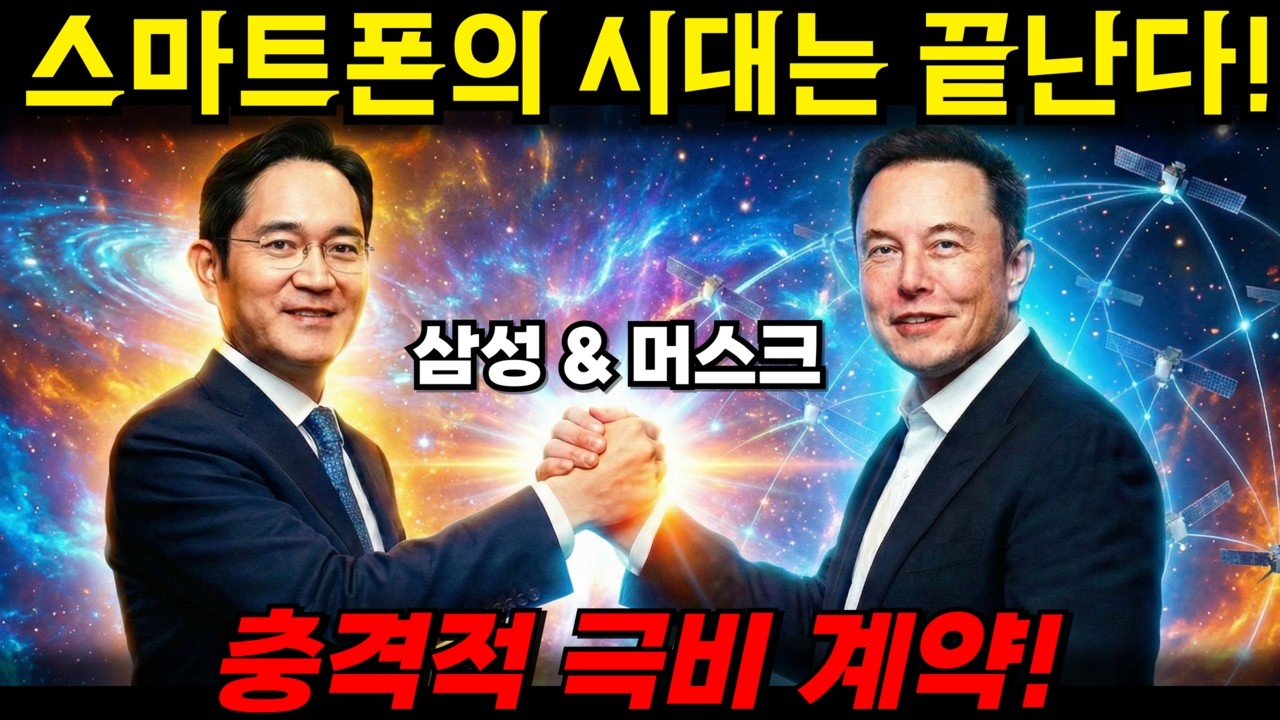 삼성전자 일론머스크 비밀 계약? 스마트폰 시대가 끝나는 충격적인 이유! #스타링크 #테슬라 #6G