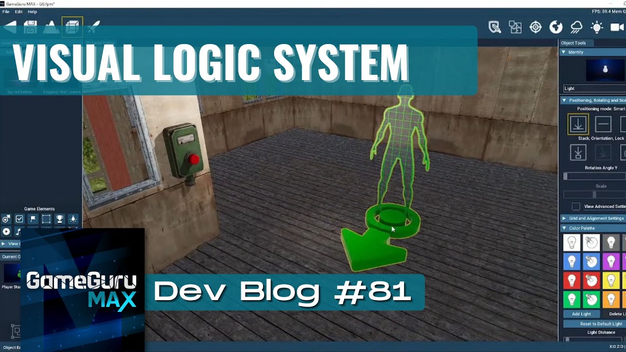 GameGuru MAX - Broadcast #81 - Visual Logic System