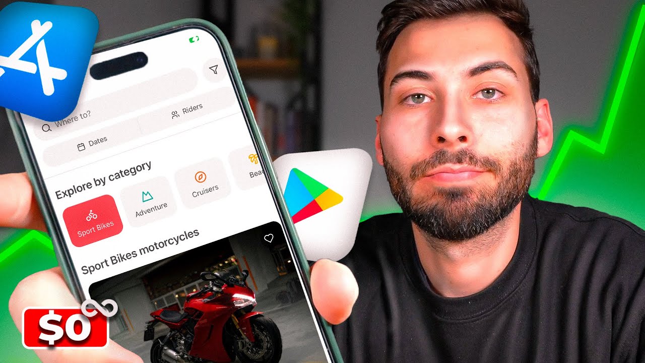 BRUTAL! Creo una APP MONETIZABLE por IA GRATIS para Android, iPhone y Web 📱 Tutorial FÁCIL