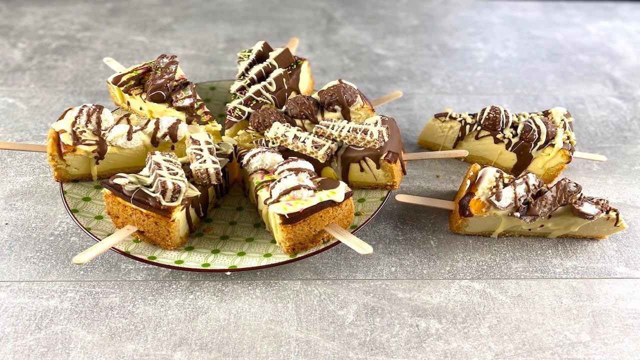 Cheesecake Sticks / Käsekuchen am Stiel /Cake Sticks