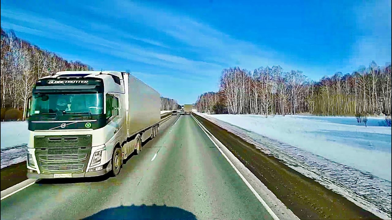 После разгрузки в Новосибирске едем в Кемерово
