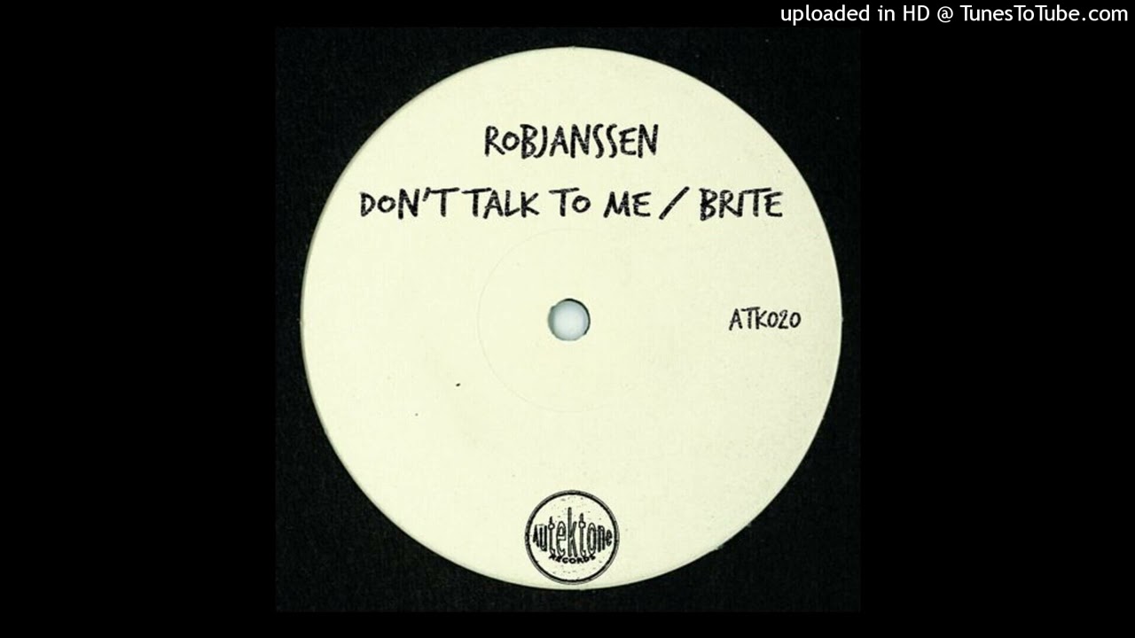 Rob Janssen - Don't Talk To Me (Extended Mix)