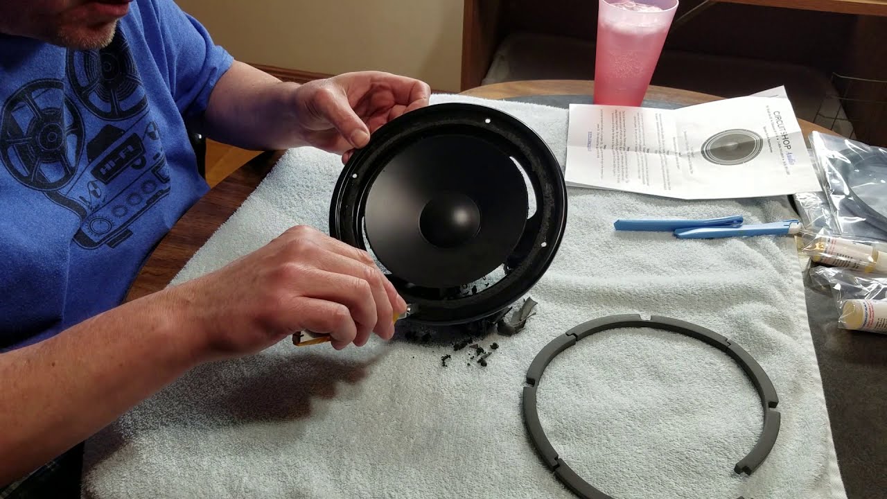 Yamaha Speaker repair part 1 NS-A3500 Foam Surround Replacement