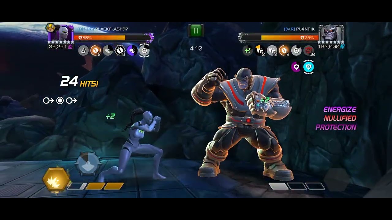 White Tiger vs Deathless Thanos Node 49 Polka Dot Power with Tactic