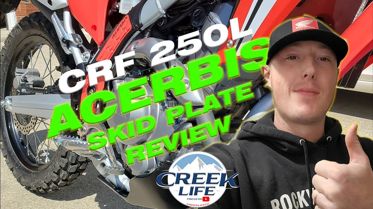 ACERBIS SKID PLATE REVIEW! Honda CRF 250l 300l 450l