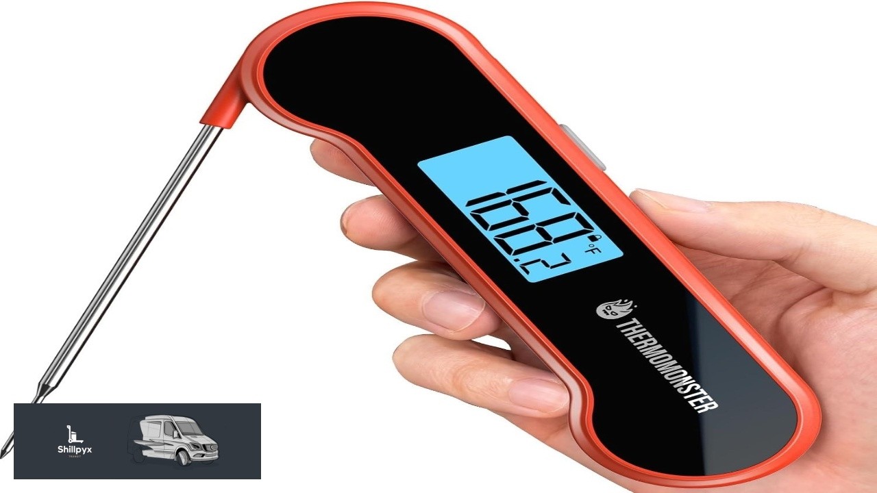 0.5 Sec Instant Read Meat Thermometer Digital with 0.5 Precision Food Thermometer