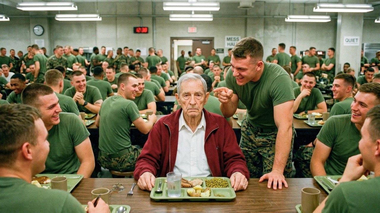 SEAL Jokingly Asked For The Old Veteran's Rank — Until His Reply Made The Entire Mess Hall Freeze