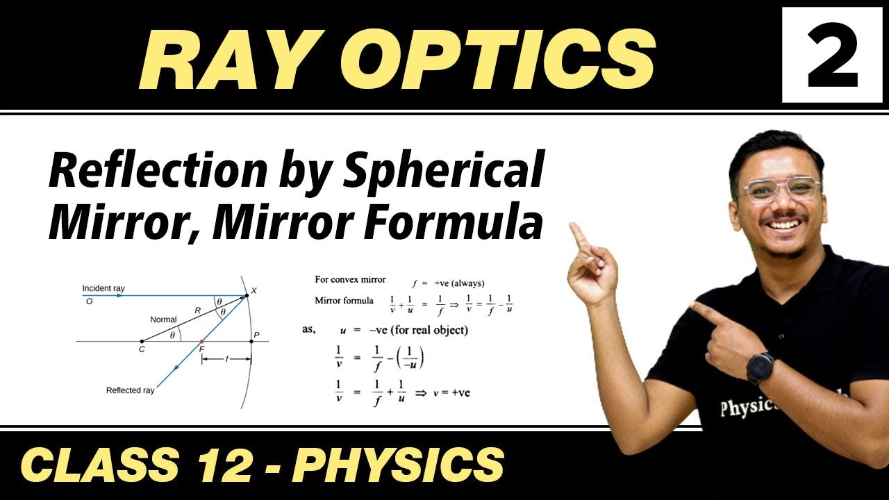 Ray Optics 02 : Reflection by Spherical Mirror | Mirror Formula | Class 12 NCERT