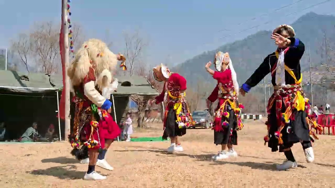 Azulaampu Pentomime Dance Performance during Lossar Celebration 2026 #indigeneous_folk_dance 