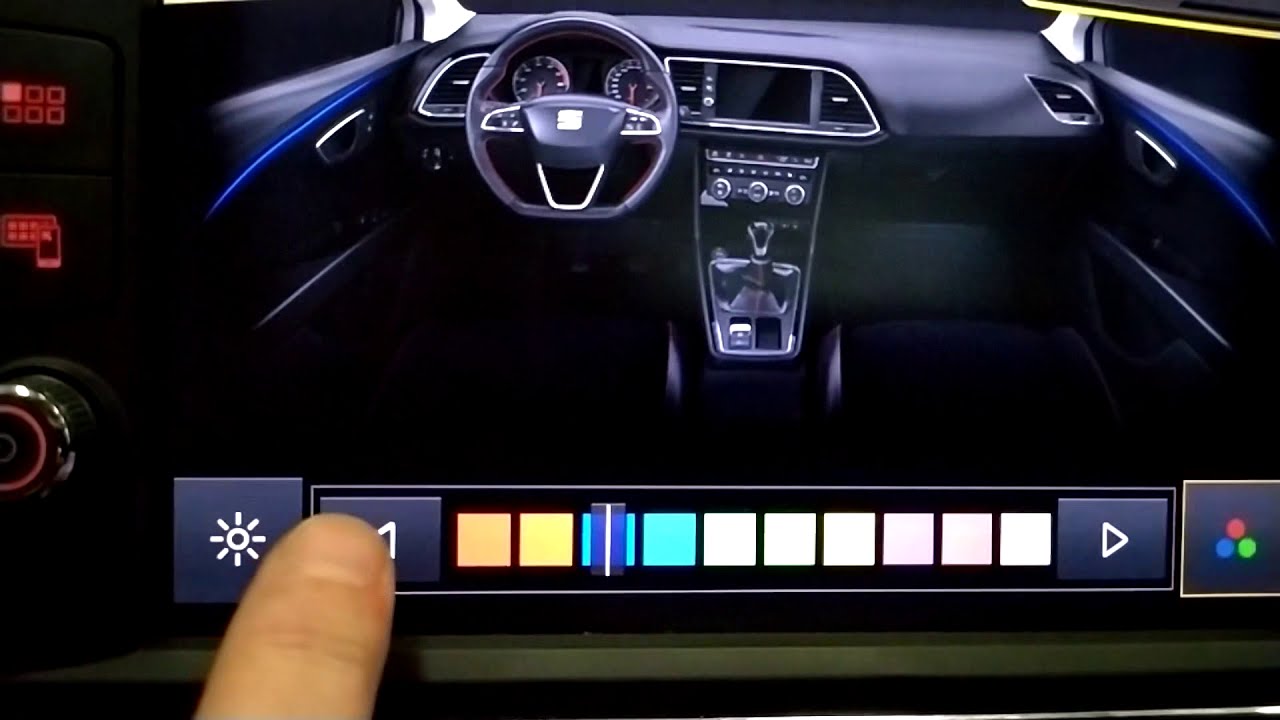 Luz ambiente automática según modo conducción leon mk3