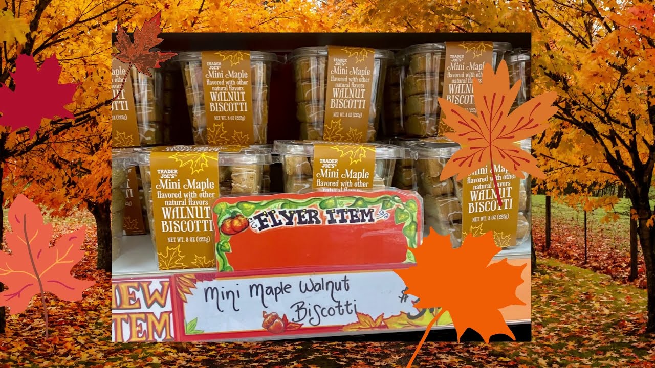 Trader Joe's Mini Maple Walnut Biscotti