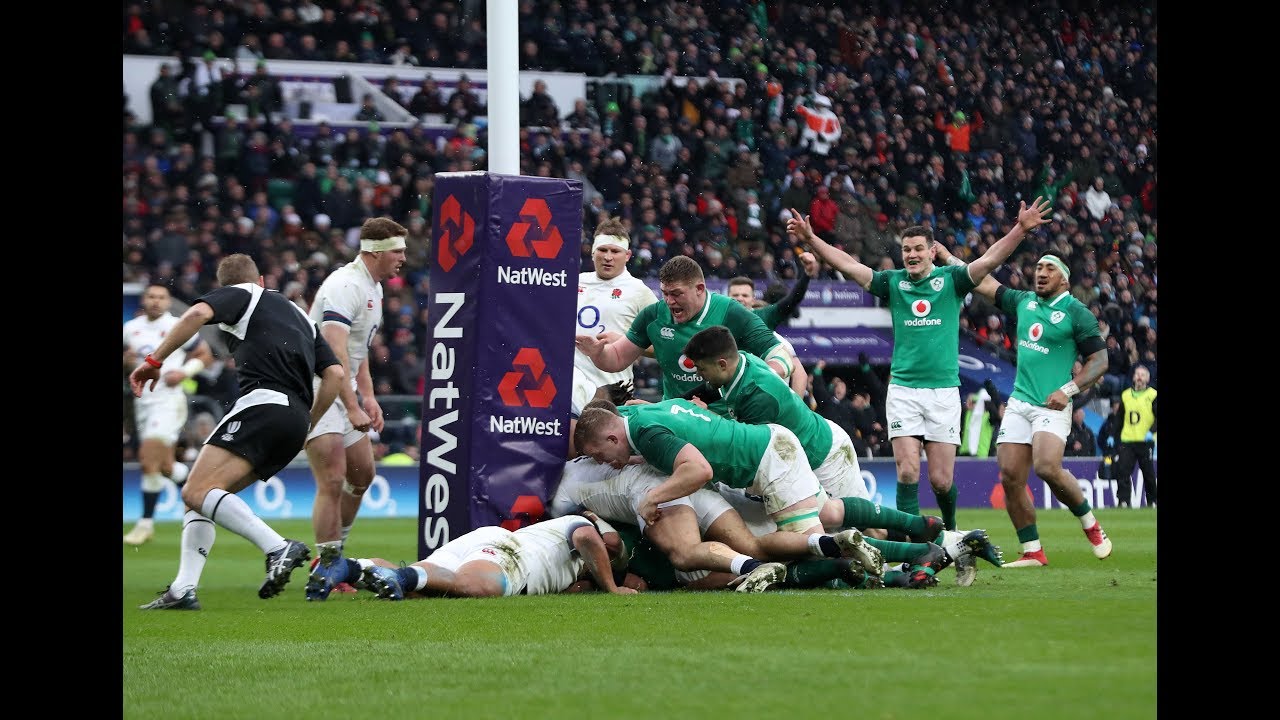 Stander barges over after Aki makes huge break up the middle! |  NatWest 6 Nations