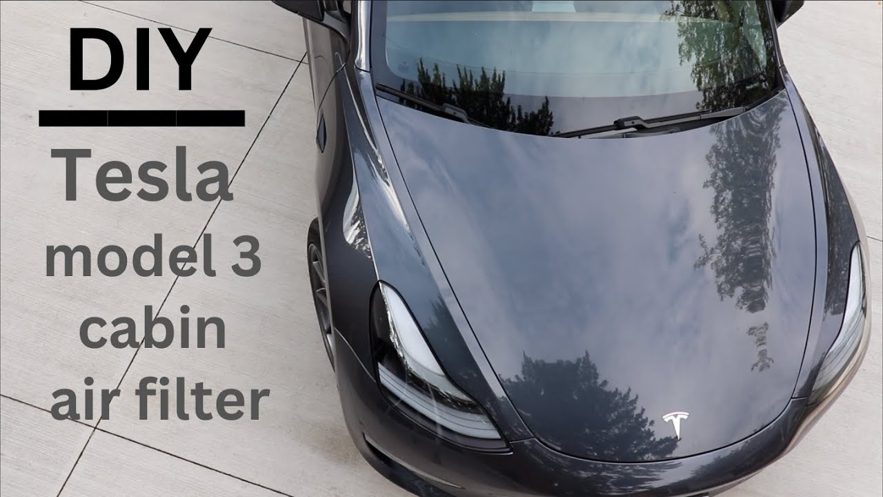 How To Easily Save Money Replacing ● Cabin Air Filter On Tesla Model 3 Yourself !