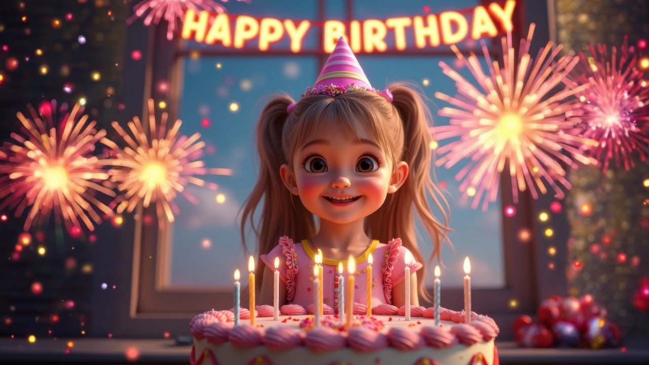 Adorable Little Girl Sings Happy Birthday Song | Heartwarming Birthday Wishes