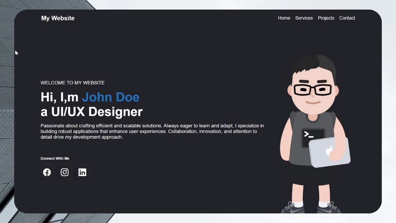 Create portfolio Website Using HTML CSS JS | line by line explanation 😊 #html #css #javascript #tech