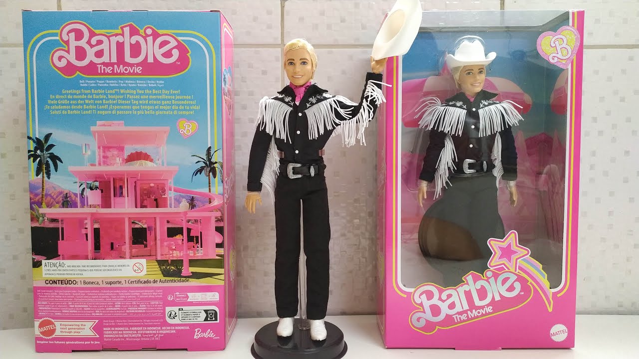REVIEW BONECO KEN BARBIE O FILME VERSÃO COWBOY EM PORTUGUÊS BR