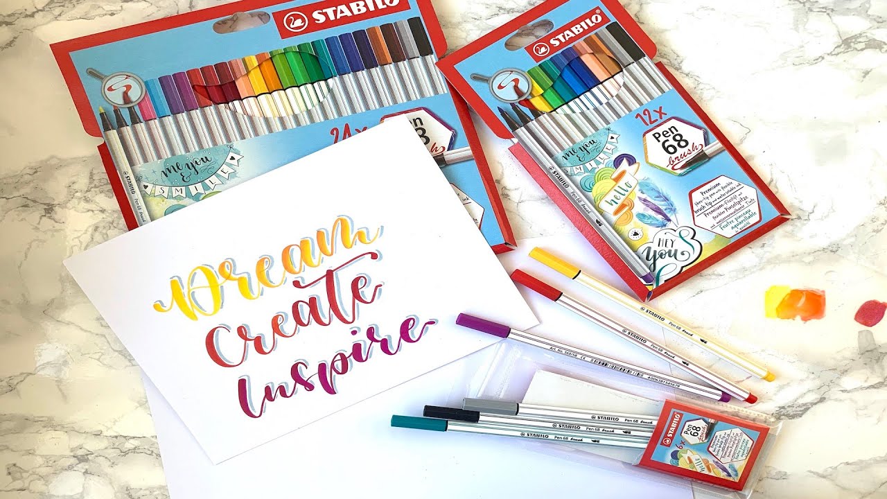 Wie gut sind sie wirklich? Stabilo Pen 68 Brush im Test