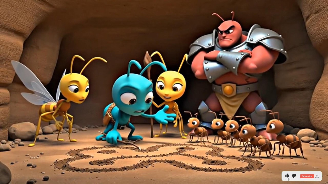 Ant Warriors Battle Mission | Jungle Adventure | 3D Animated Kids Story #cartoon #childrensrhymes