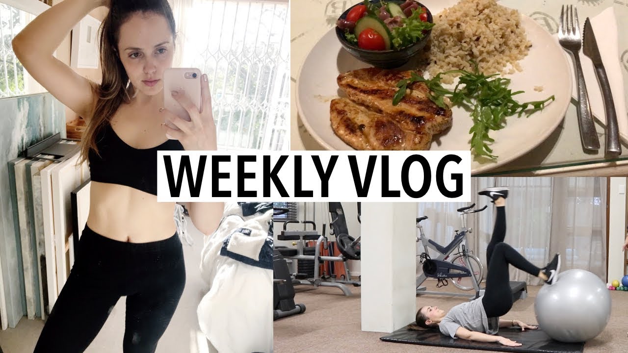 VLOG 1 | MY NEW DIET 2018! WORKOUT WITH MY TRAINER, FRIENDS + MOVING!