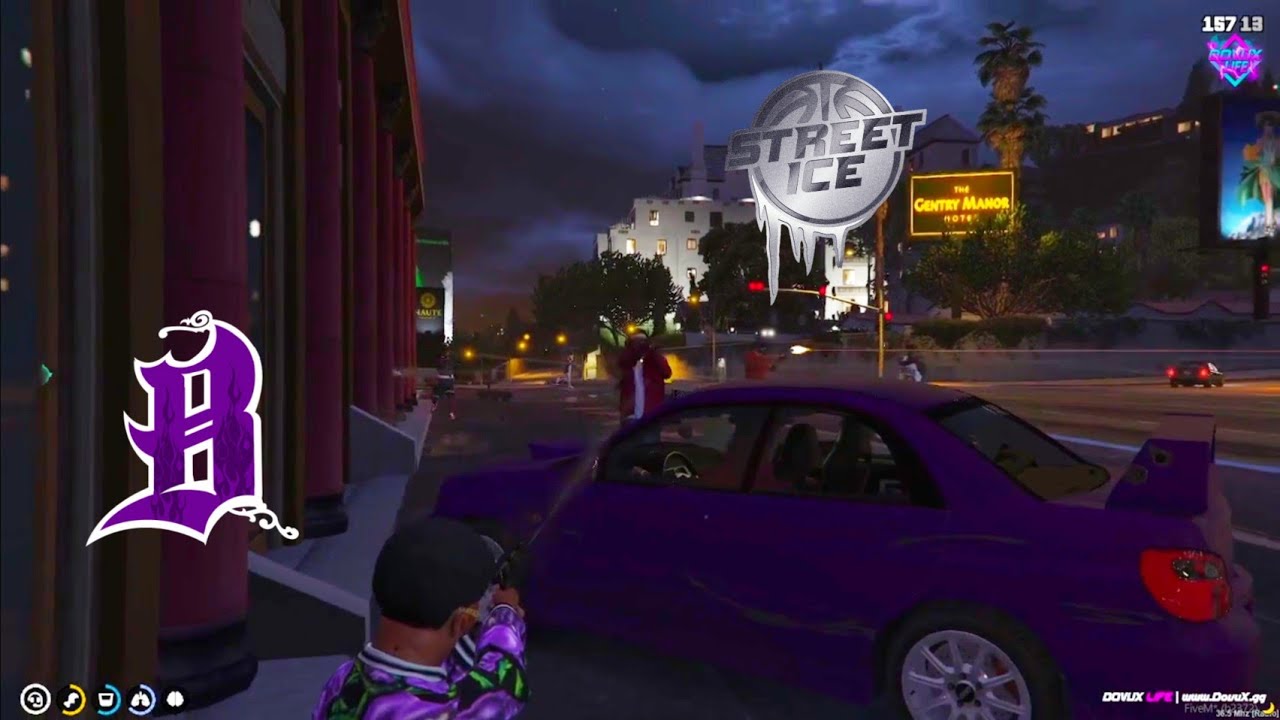 Ballas Gang vs Street Ice 💥  // DOVUX LIFE
