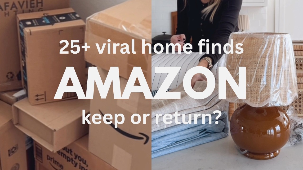 What Did I Keep from This Amazon Home Haul?