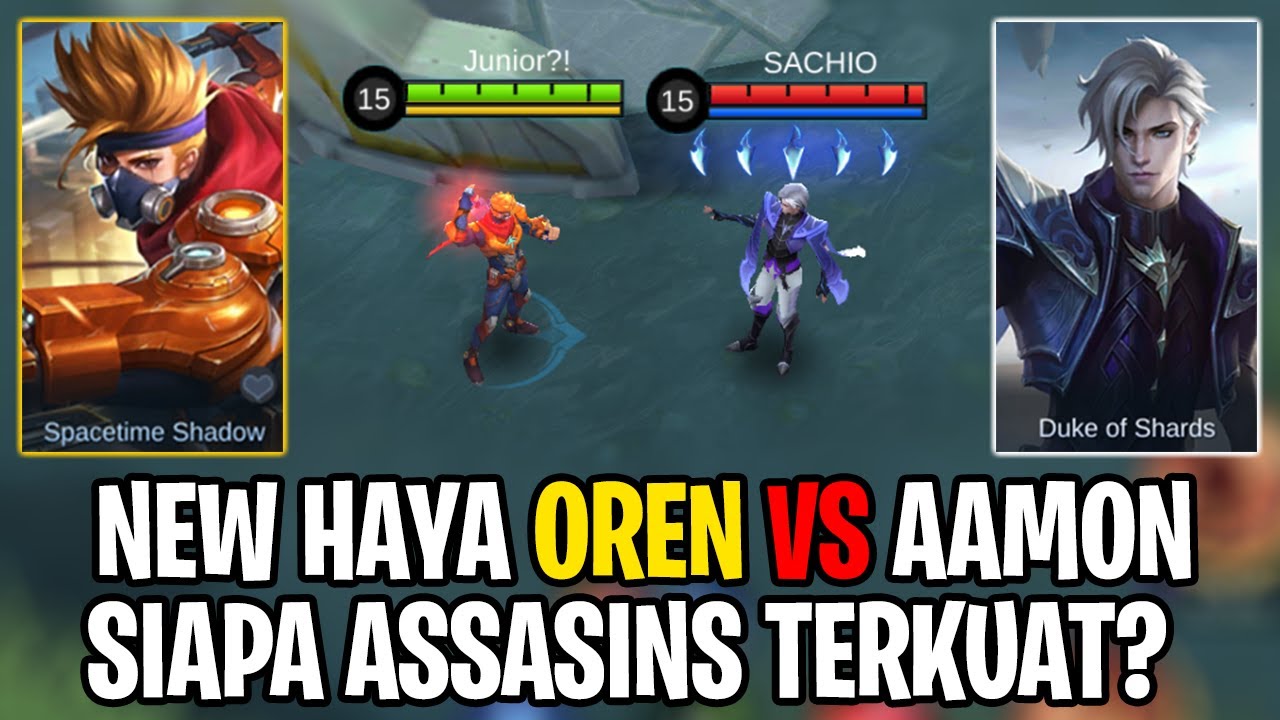 Duel Maut!! New Hayabusa Oren Vs Aamon, Siapa Paling Kuat? Mobile Legends