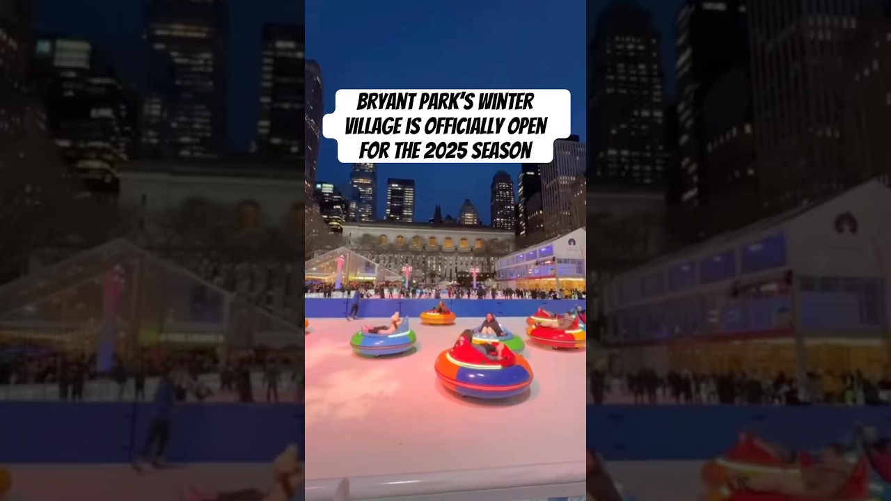 What&rsquo;s in store for Bryant Park&rsquo;s iconic Winter Village this year? #nyc #holidayseason #shorts