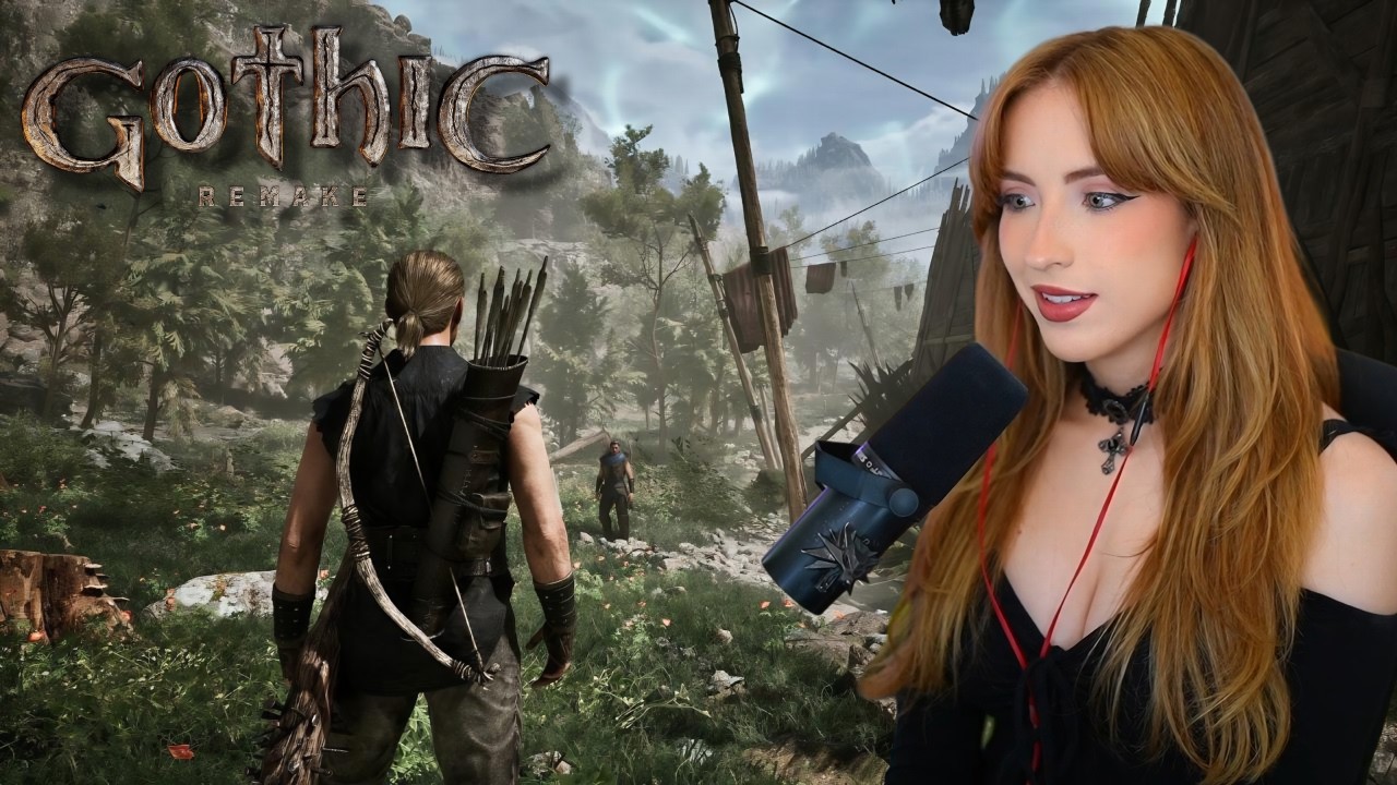 LIVE 🔴 First Time Gothic 1 REMAKE! Goth Cosplay 🖤 Nintendo Direct Recap (multi streaming on twitch)