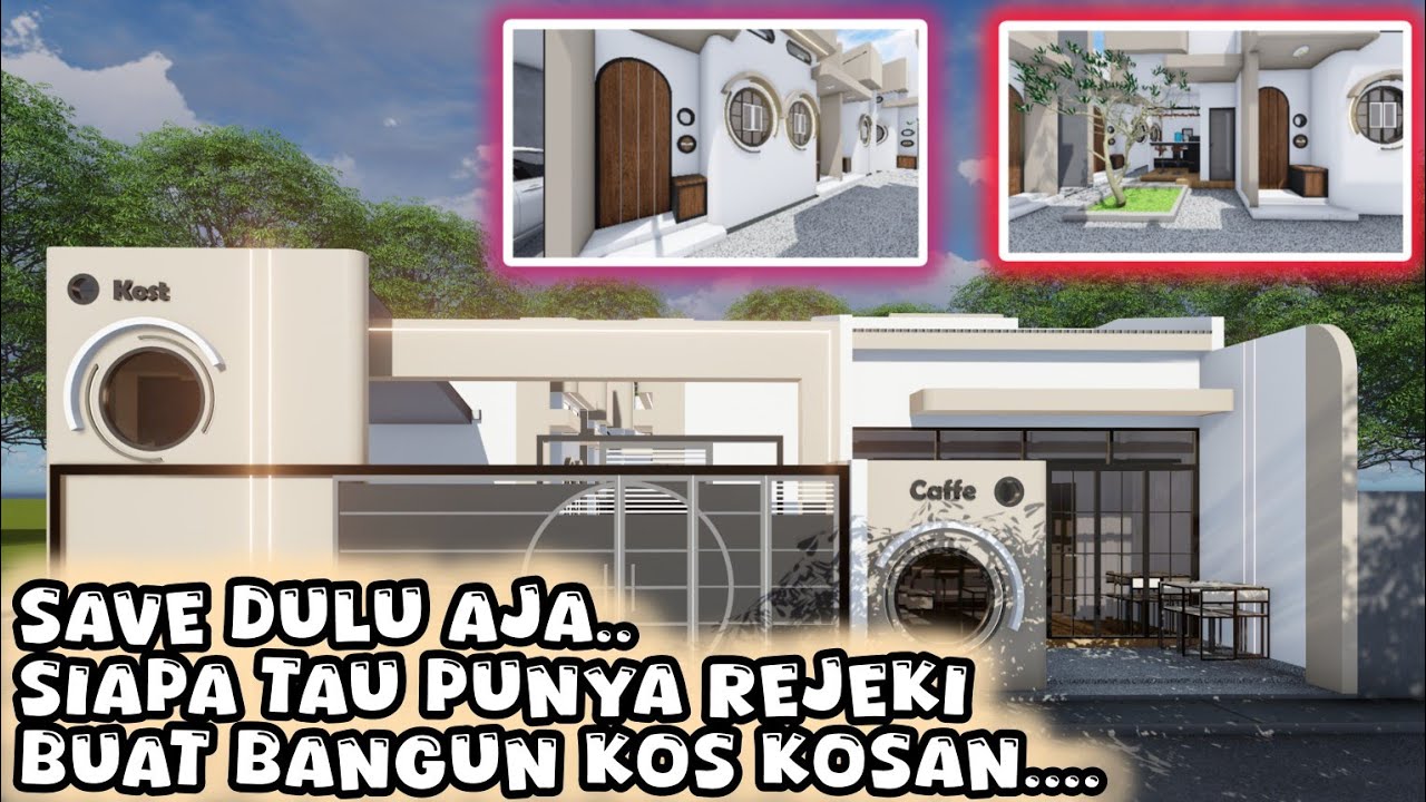 KOST JUGA BISA DIBANGUN BERTAHAP || REVIEW DESAIN KOST TUMBUH