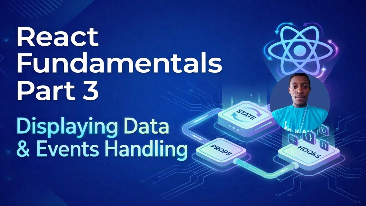 React fundamentals part 3 displaying data & events handling