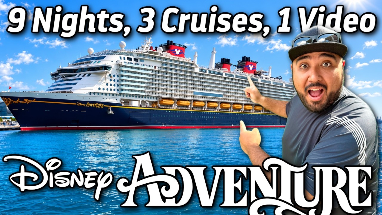 The ULTIMATE Disney Adventure MEGA VLOG! 9 Nights On Board Disney Cruise Line's NEWEST MEGA SHIP!