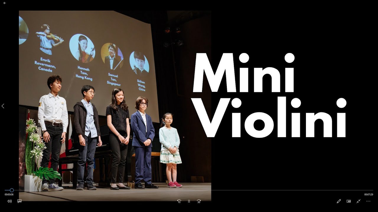 Découvrez les 5 Mini Violini