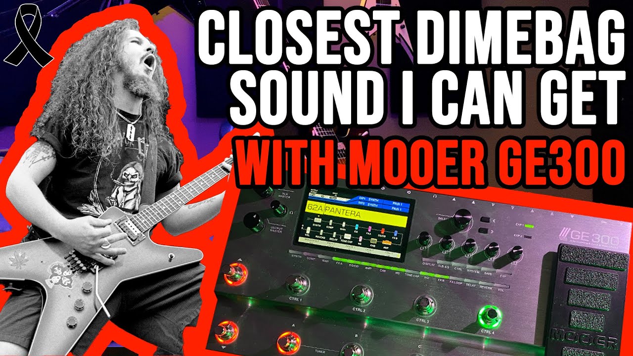 Closest Pantera Sound I Can Get | Dimebag Darrell Sound with Mooer GE300