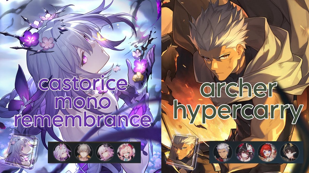 [4.0 pure fiction] castorice mono remembrance & e1 archer hypercarry 