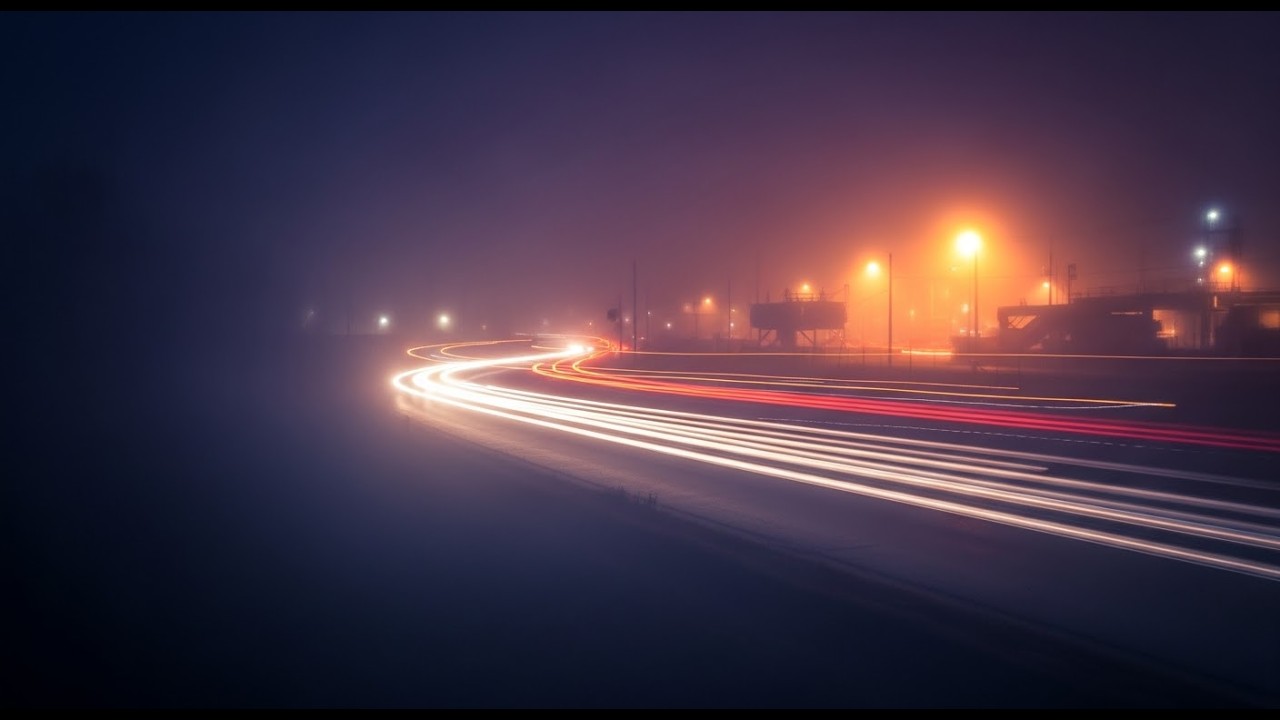 Whispers in the Fog: Northeast Edmonton’s Quiet Evening Beauty