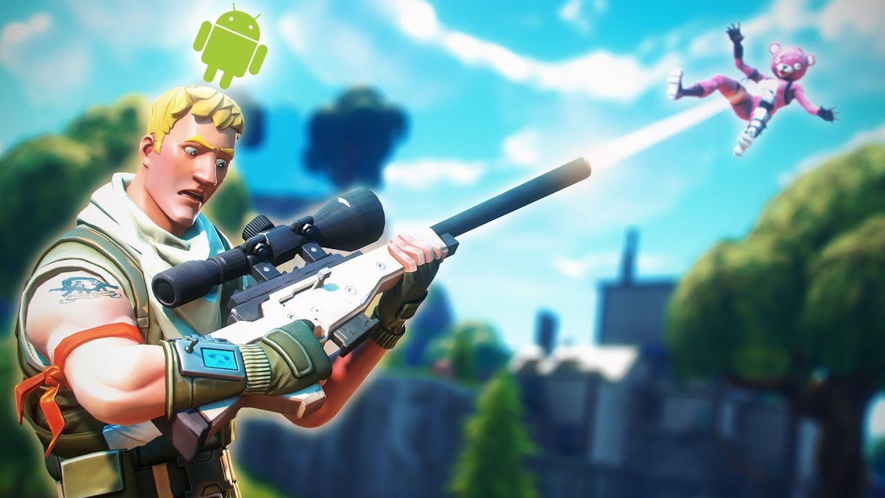 Android God Dominates Fortnite Lobby (Noob Commentary)