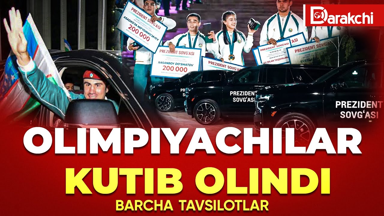 OLIMPIYACHILAR KUTIB OLINDI