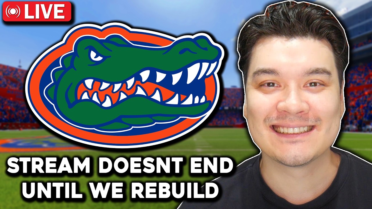 STREAM DOESNT END UNTIL I REBUILD THE GATORS in College Football 27