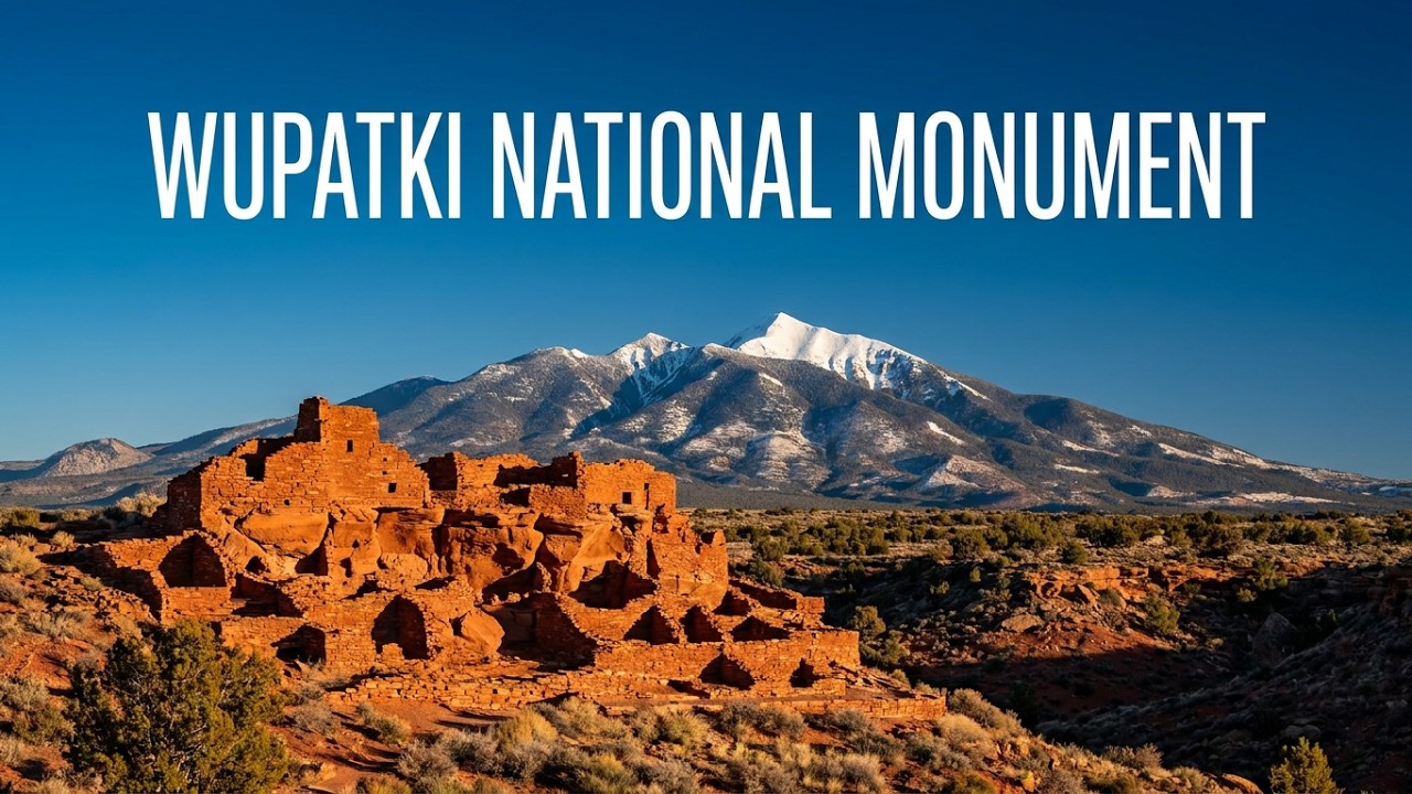 Walk Around the Pueblos at Wupatki National Monument Arizona 