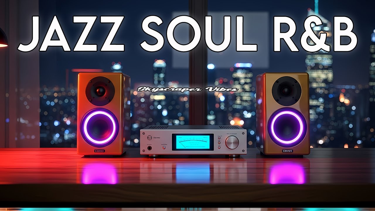 Urban Night Lounge 🎶 Smooth Jazz with Skyscraper Views